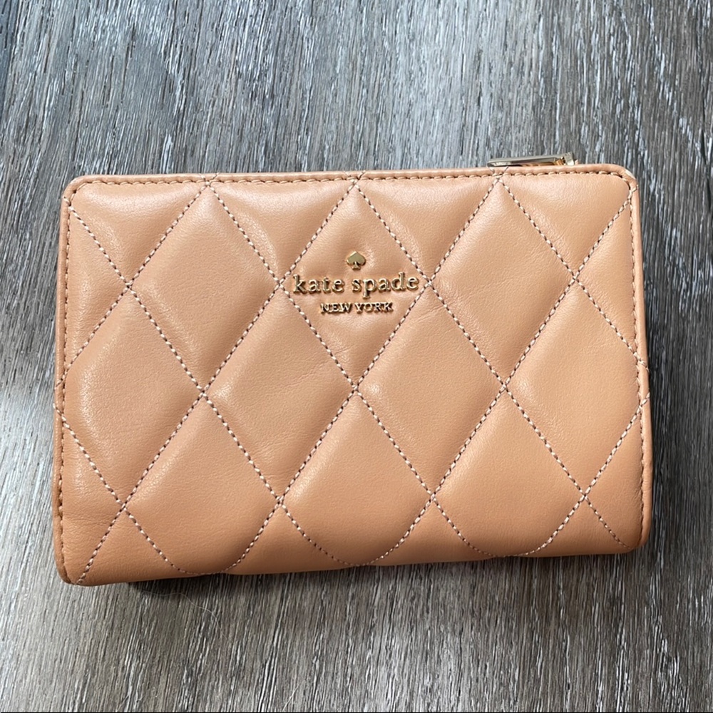 Kate Spade Quilted Camel Wallet